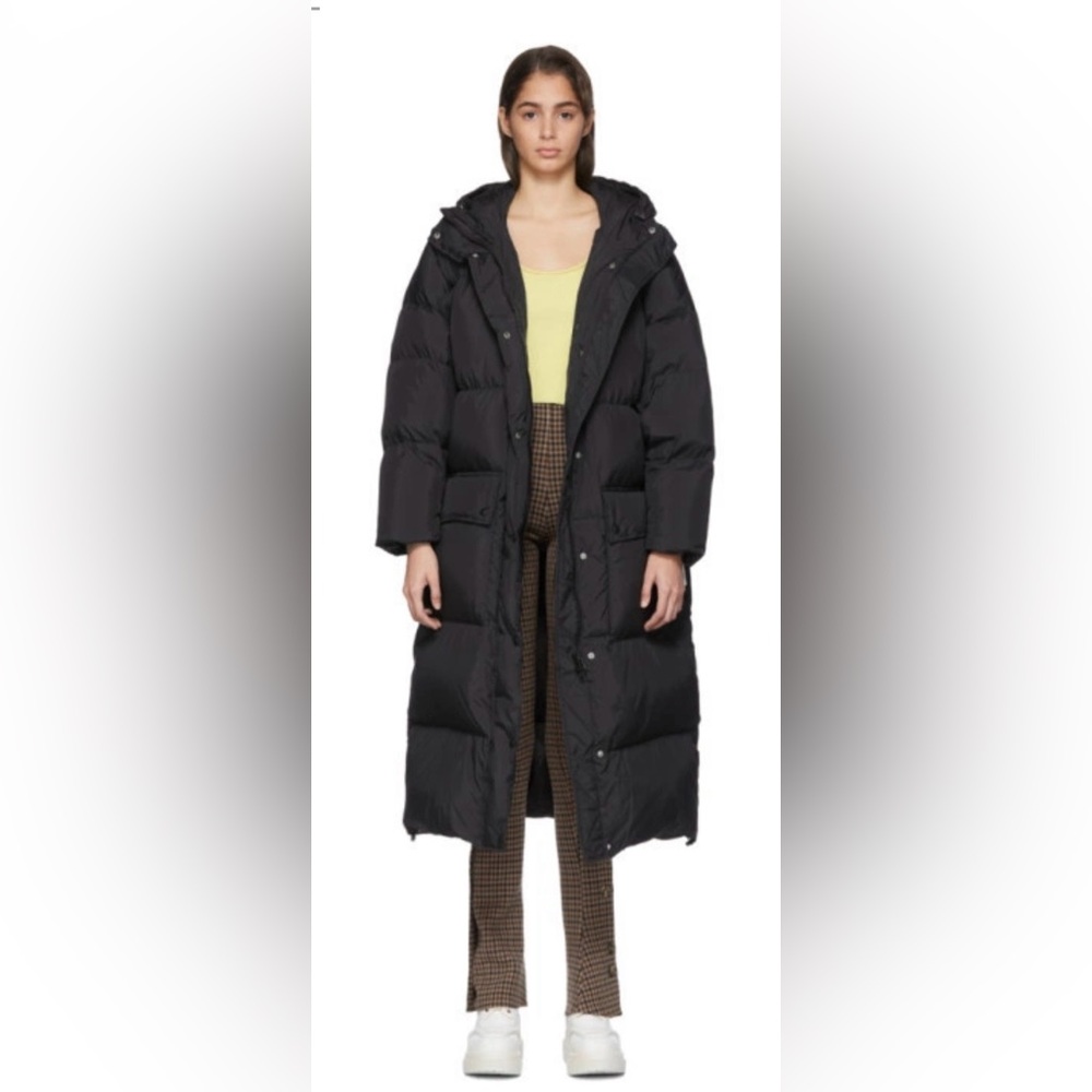 Stand Studio Black Down Ally Coat Sz 34